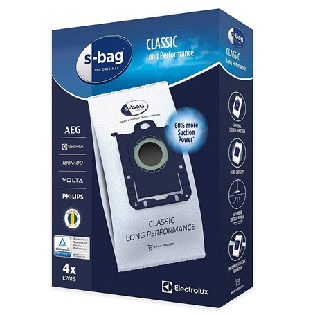 Philips 4 sacs d'aspirateur s-bag compatible avec AEG