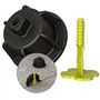 Brunoplast NIVIFIX Pro Lot de 250 pattes filetées pour joints de 2 mm (standard/linéaire), système de nivellement pour la pose d