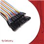 AZDelivery Jumper Wire Cavalier Câble F2F pour Microcontrôleur Breadboard – 3 en 1 Multicolore Fil Wire Compatible avec Arduino