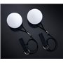 PRECORN Lot de 2 Poi Lumineux à LED Multicolores pour araignées, balançoires, Danse du Ventre