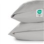 Blumtal Taie Oreiller 50 x 70 Lot de 2 - Housse de Coussin Microfibre - Taies d'oreillers avec Fermeture enveloppe, certifiée Oe