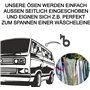 ULROAD 4 œillets pour VW T5 T6 California Accessoires Bulli de suspension pour rail de passepoil Crochets à passepoil Set Camper