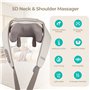 5D Shiatsu Masseur Cou et épaules avec Chaleur, Masseur de nuque sans Fil pour soulager la douleur sur Cou/épaules/Dos/Jambes, A