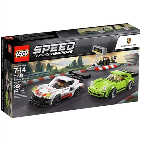 LEGO 75888 Speed Champions Porsche 911 RSR et 911 Turbo 3.0