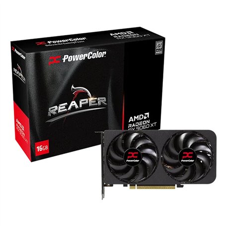 Carte Graphique Powercolor RX9060XT 16G-A RADEON RX 9060 XT 16 GB GDDR6