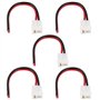OTOTEC Lot de 5pcs Connecteurs en T pour Réparation d'alternateur à 2 Broches Câble de Plomb en Queue de Cochon Précâblé de 15cm