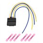 VGOL Connecteur de Faisceau de Câbles de Contact de Feu Arrière de Voiture à 6 Broches 1SL945257 1SL945095F Compatible avec Volk