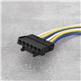 VGOL Connecteur de Faisceau de Câbles de Contact de Feu Arrière de Voiture à 6 Broches 1SL945257 1SL945095F Compatible avec Volk