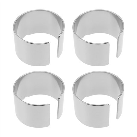 eMagTech Lot de 4 Cales de Bornes de Batterie de Voiture Pinces Entretoises pour Connecteurs Audio Et Vid¨¦o Embarqu¨¦s Argent