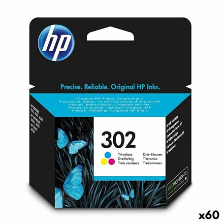 Cartouche d'encre originale HP Officejet 3830 All-in-One Nº 302 Tricolore (60 Unités)