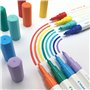 Pilot Pintor Creative Lot de 8 marqueurs permanents multi-surfaces à base d'eau – Séchage rapide – Pour tissus, verre, bois, pie