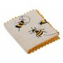 Hobby Gift Étui à Aiguilles brodé – Abeilles, Tissu en Coton avec Pages Douces pour Ranger Les Aiguilles et Les épingles Compren