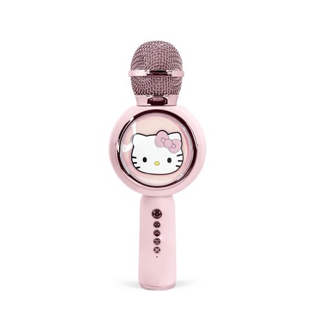 OTL Technologies Microphone karaoké Hello Kitty avec Haut-Parleur sans Fil et lumières LED
