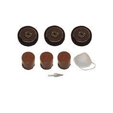 AB Tools Composé de Polissage abrasifs métalliques préparation 8pc Kit POL09