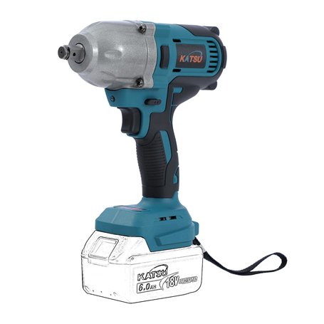 Clé à Chocs sans Fil Brushless 21V KATSU FIT-BAT 1/2" 800 Nm avec Moteur sans Balais