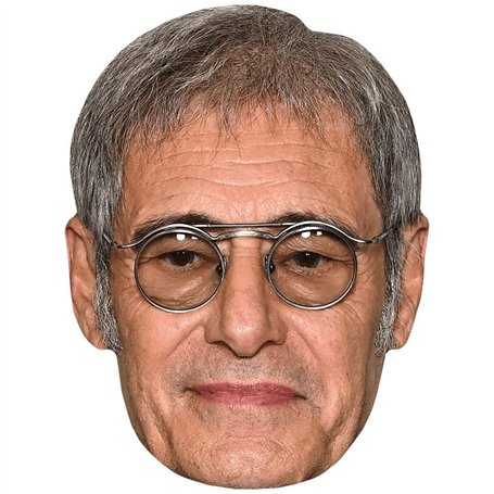 Gérard Lanvin (Grey Hair) Big Head. Masque plus grand que nature.