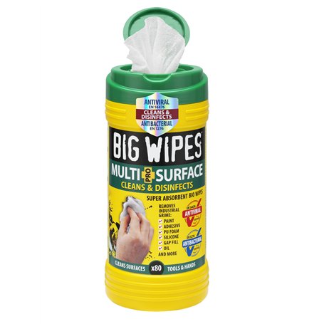 lingettes de nettoyage big wipes multi-surfaces - par 80