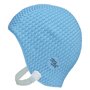 Blue Reef Bonnet de bain pour femme - Style classique et rétro - Avec sangle réglable - Taille unique - Bleu ciel