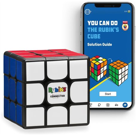 Le Rubik's Original connecté - Rubik's Cube électronique numérique Intelligent Puzzle STEM Compatible avec Une Application Qui C