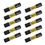 10 x SabreCut SCRH632_10 32 mm H6 Hex Magnétique Impact Tournevis Embouts Set Single End Heavy Duty Compatible avec Dewalt Milwa
