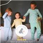 Bramble & Bear Lot de 2 Combinaisons de nuit garçon et fille - coton biologique, vêtements de nuit super doux pour bébé - Vêteme