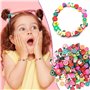 100 Pcs Perles de Fruits, Bracelet Bricolage Perles, Perles de Fruits Mélangés, Perles Rondes Pot Souple, Perles de Fruits Artis
