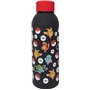 Pokemon Bouteille d'eau réutilisable en acier inoxydable pour enfants Motif imprimé 3D Capacité 500 ml