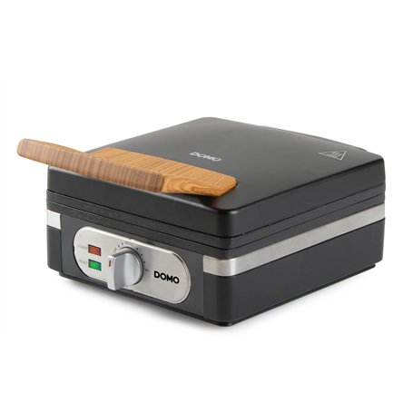 DOMO DO9275W Gaufrier pour 2 gaufres belges – Gaufres XL 4x7 – Revêtement antiadhésif sans PFAS – 1400 W - Revêtement Céramique