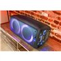 Ibiza - FREESOUND400 - Enceinte Portable sur Batterie avec Bluetooth, USB, SD et AUX-in avec LEDs d’Ambiance - 400W - Noir