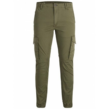 Pantalon Jack & Jones JPSTPAUL FLAKE CARGO 12141844 Vert