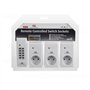 Maclean MCE153 Prises internes avec t�l�command� 3 pi?ces programmable avec pile de la t�l�commande Lot de 3 prises t�l�command�