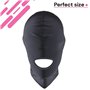 Masque BDSM cagoule douce élastique et respirant Accessoires sexualité couple jeux sexuelle adulte Cagoule sexy érotique jouet a