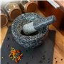 Browin Mortier et pilon en granit poli massif 312008