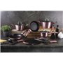 Berlinger Haus I-Rose Batterie de Cuisine à Induction 12 Pièces Antiadhésive Titane sans PFOA, Aluminium, 3 Casseroles 3 Couverc
