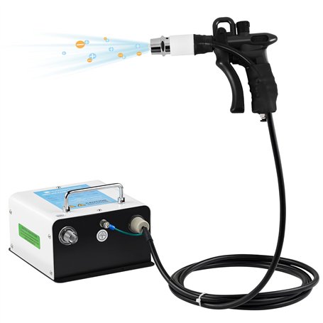 YUCHENGTECH Pistolet Antistatique Pistolet à Air Ionisant avec Générateur Haute Tension 10.0KV Aiguille Ionique Intégrée ±35V éq