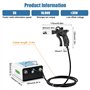YUCHENGTECH Pistolet Antistatique Pistolet à Air Ionisant avec Générateur Haute Tension 10.0KV Aiguille Ionique Intégrée ±35V éq