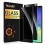 Vauki Verre Trempé pour Samsung Galaxy S10 Plus Anti Espion 2 Pièces