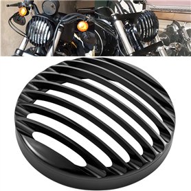 KaTur - Grille de protection noire pour phare - Aluminium - 14