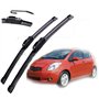 Essuie-Glaces pour pour Yaris pour MK1 MK2 2006 2007 2008 2009 2010 2011 balais d'essuie-Glace Avant de Voiture brosses Accessoi