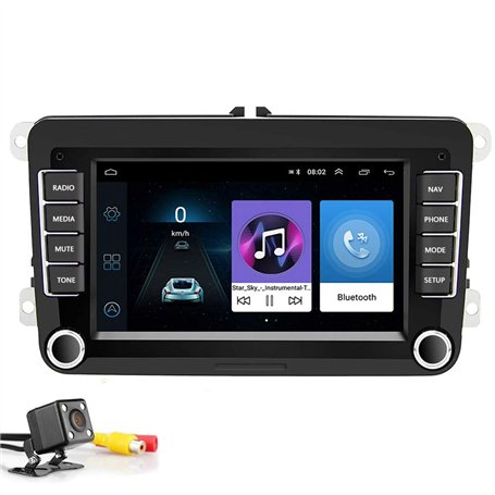 Bluetooth Autoradio 2 Din 7 "Lecteur multimédia multimédia pour Voiture Android 8.1 Auto Radio de Navigation stéréo pour WiFi GP