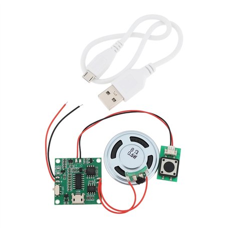 Be In Your Mind Module Sonore 8M Lecteur de Musique MP3 WAV Programmable avec Haut-parleur pour Boîte à Musique DIY Carte de Vœu