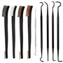 AIEX 9 Pièces Mini Brosse Métallique et Kit de Sélection