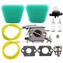 MCHNIC Kit de Carburateur pour Partner 350 351 McCulloch Mac 333 335 338 435 436 438 440 441 442 444 Walbro WT-622 Accessoires d