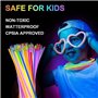 DERAYEE Bracelet Fluorescent Lumineux,30 Pièces Baton Lumineux pour Enfants Adultes Décoration Anniversaire Mariage Fêtes