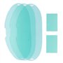 Ensemble de Lentilles de Rechange pour Plaque de Protection Transparente pour Casque de Soudage avec écrans Extérieurs Circulair