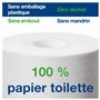 Tork Distributeur Murale pour Papier Toilette Rouleau Mid-Size sans mandrin Noir T7, Gamme Elevation, 558048