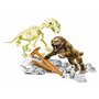 Clementoni 55544 Archéoplay Smilodon Phosphorescent Jeu de Sciences, pour Assembler Votre Propre Dinosaure Phosphorescent et déc