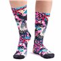 Ale Kenya Chaussettes Rose Fluo-Fluo Rose Pointure 42-47