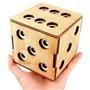 Logica Jeux Art. Coffret Cube Énigmatique - Casse-Tête en Bois - Coffret Secret - Difficultè 5/6 Incroyable - Collection Leonard
