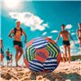 AKTIVE 54289 Ballon de Football en néoprène Multicolore 22 cm Flottant et résistant à l'eau Idéal pour la Plage et la Piscine